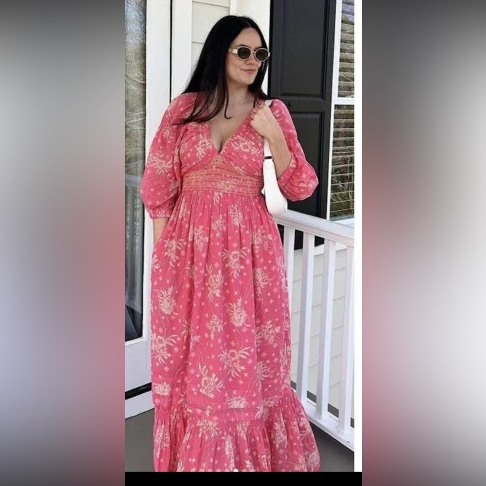 Free People Goldem Hour Maxi Dress XS
